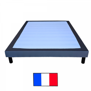 Sommier simili cuir hauteur 15 cm