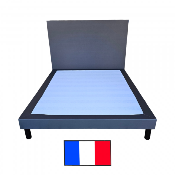 Sommier et tête de lit simili cuir - Image 2