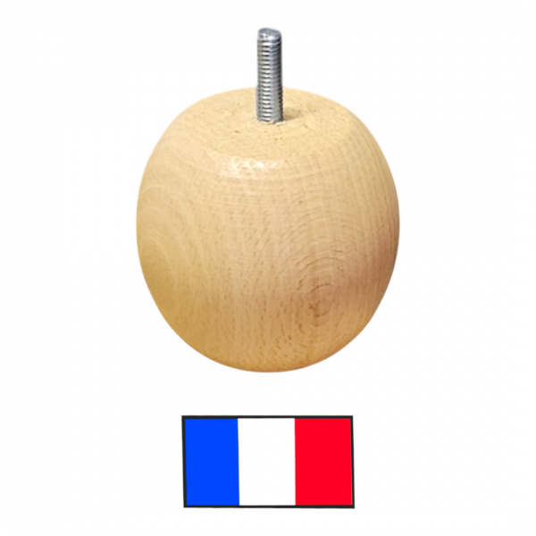 Jeux de pieds sommier tapissier hauteur 8 cm