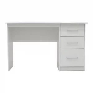 Bureau Mateo 3 tiroirs Blanc