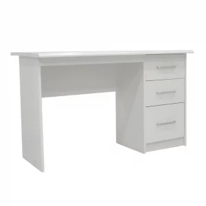 Bureau Mateo 3 tiroirs Blanc