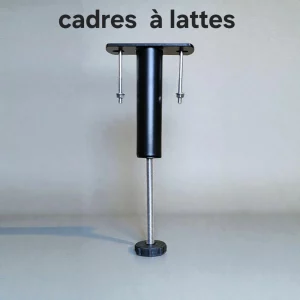 Pieds central bas pour cadre métallique