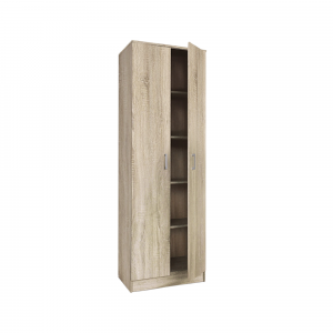 Armoire 60 Ray Sonoma 2 portes et 4 étagères