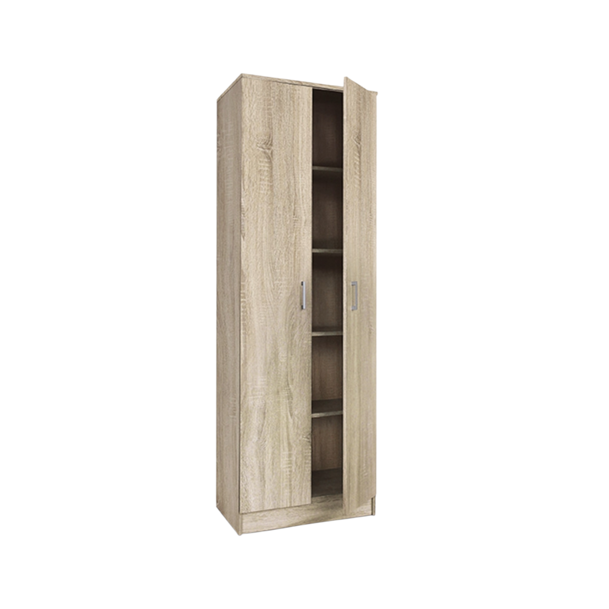 Armoire 60 Ray Sonoma 2 portes et 4 étagères – Image 2
