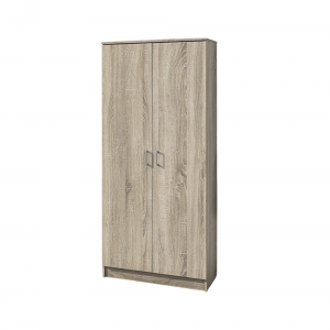 Armoire 80 Ray Sonoma 2 portes et 4 étagères