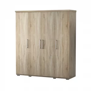 Armoire 160 Mike Sonoma 4 portes