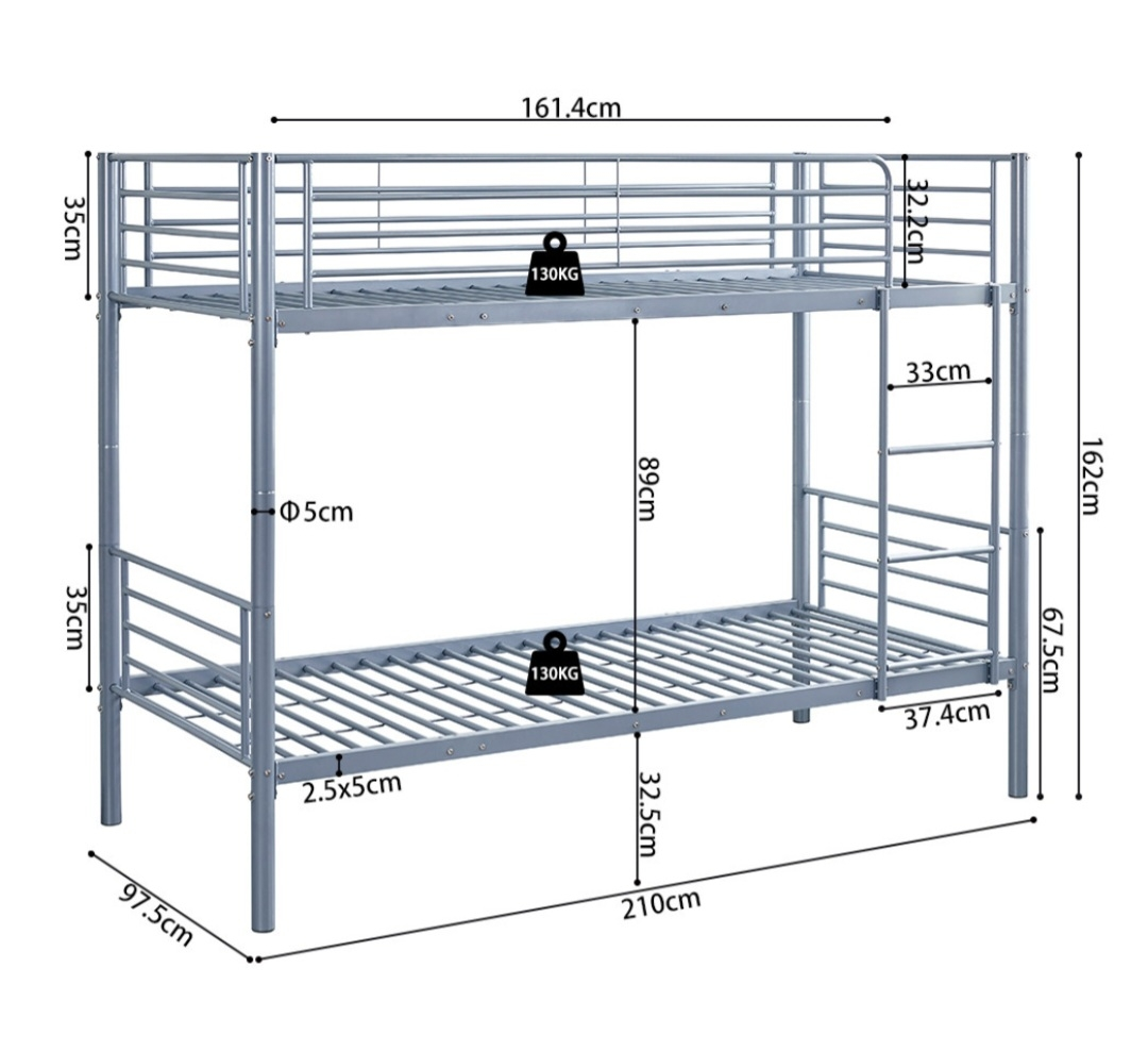Lit superposé Sammy 90 x 200 divisible – Image 3