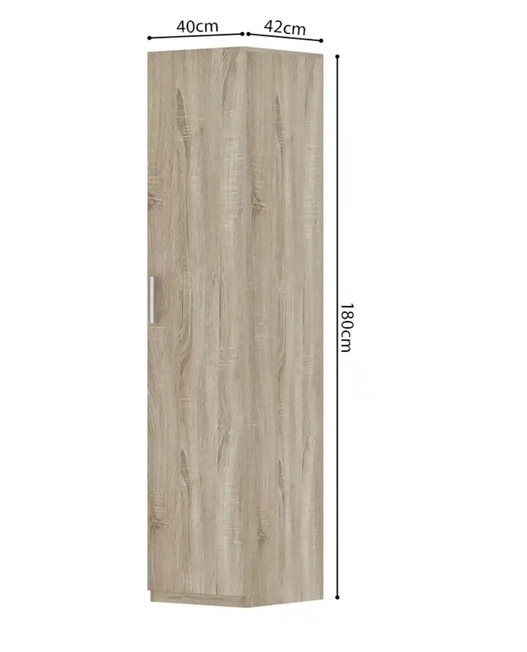 Armoire 40 Mike Sonoma 1 porte – Image 3