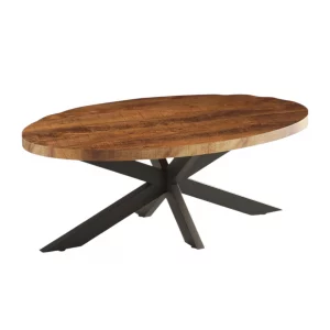 Table basse Madeira ovale bois de manguier