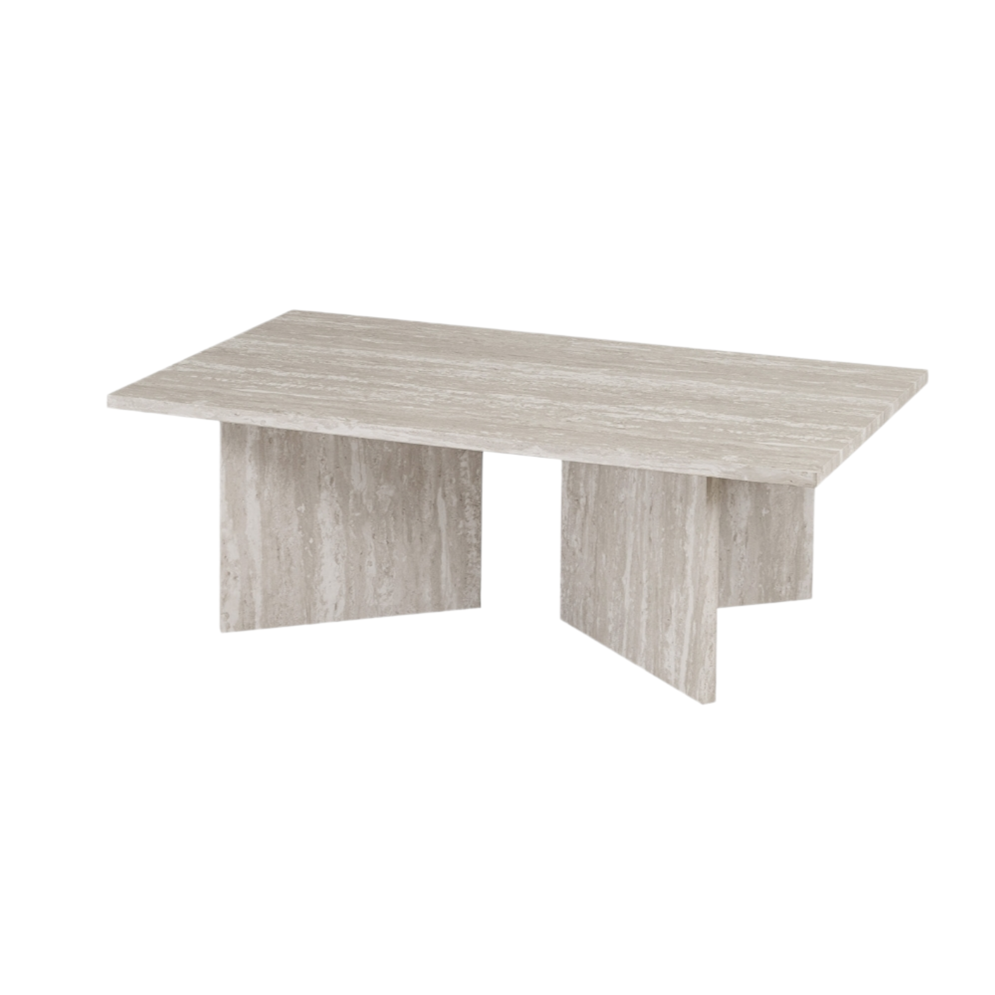 Table basses Litar Décor Travertin Gris – Image 2