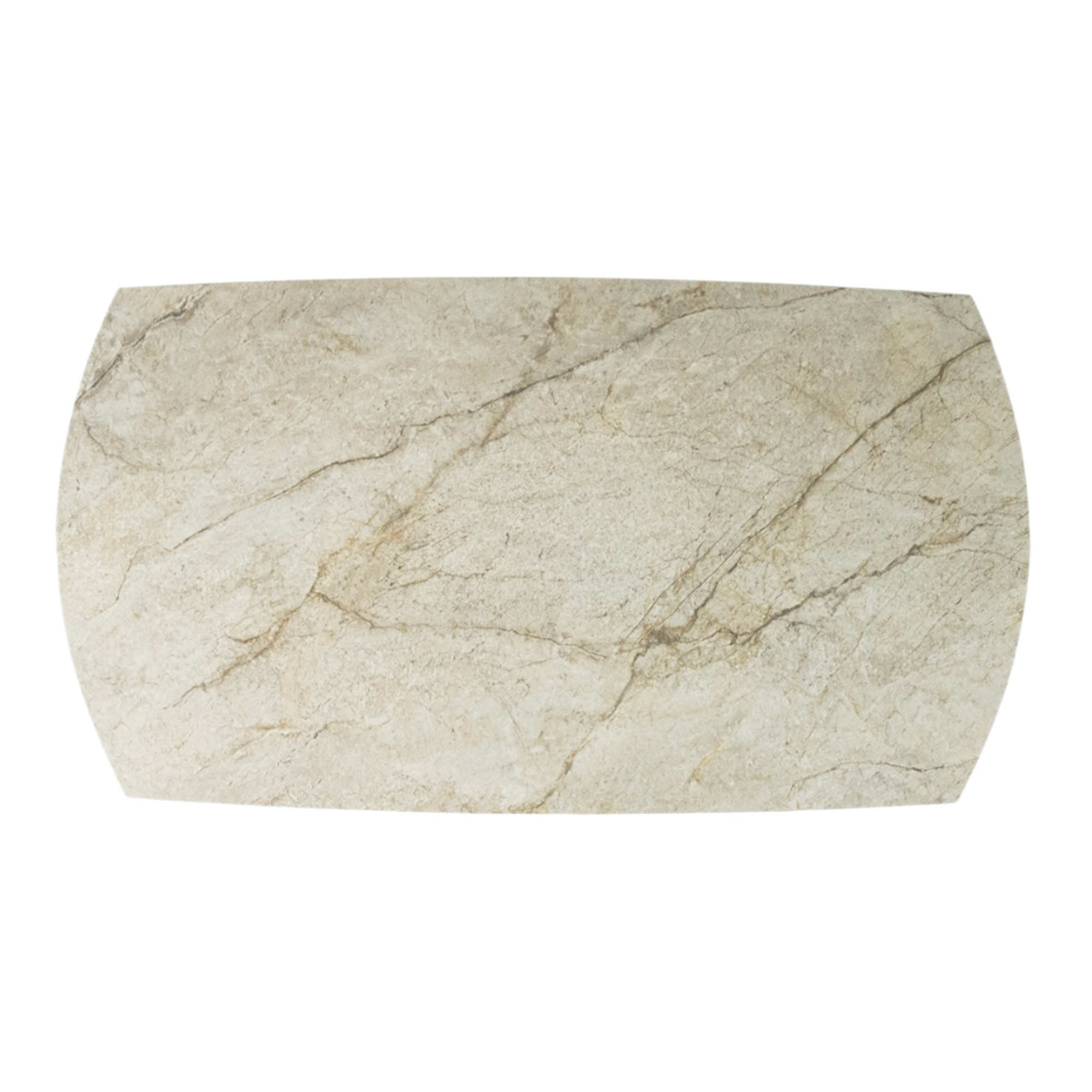 Table extensible Ares 160-240 cm Ovale Danoise Brillant Pierre Beige – Image 3