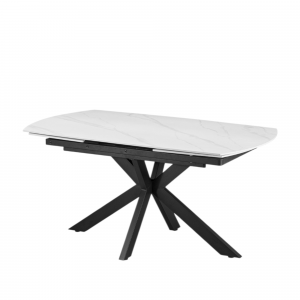 Table extensible Ares 160-240 cm Ovale Danoise Pierre Blanc