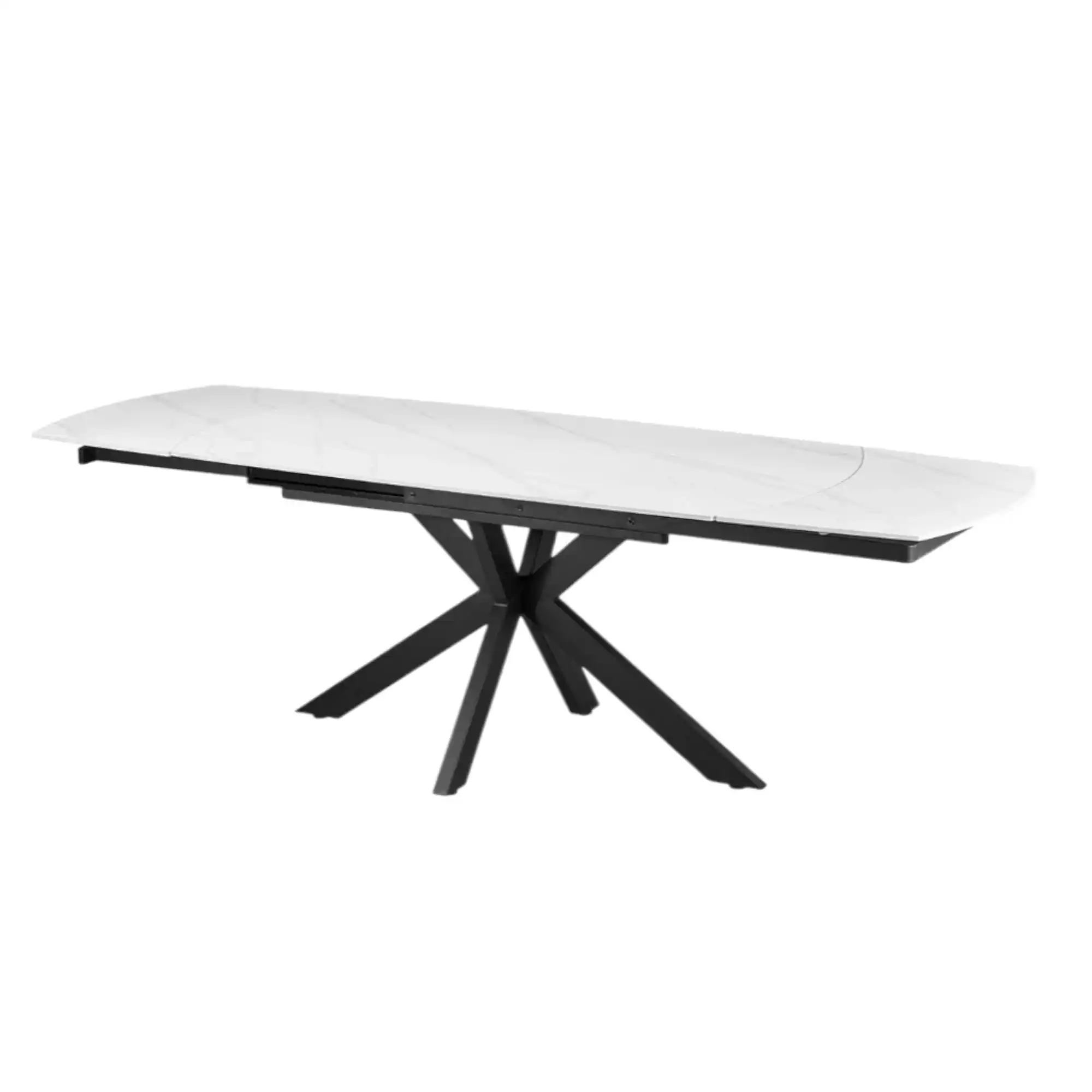 Table extensible Ares 160-240 cm Ovale Danoise Pierre Blanc