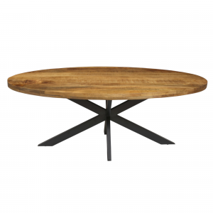 Table Alexa 200 cm Ovale Bois de Manguier