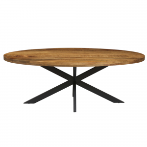 Table Alexa 200 cm Ovale Bois de Manguier