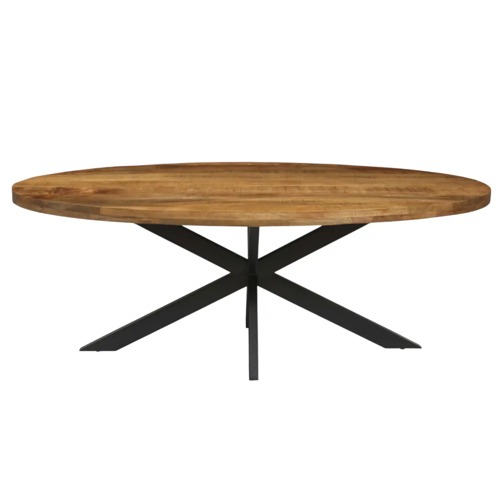 Table Alexa 200 cm Ovale Bois de Manguier – Image 2