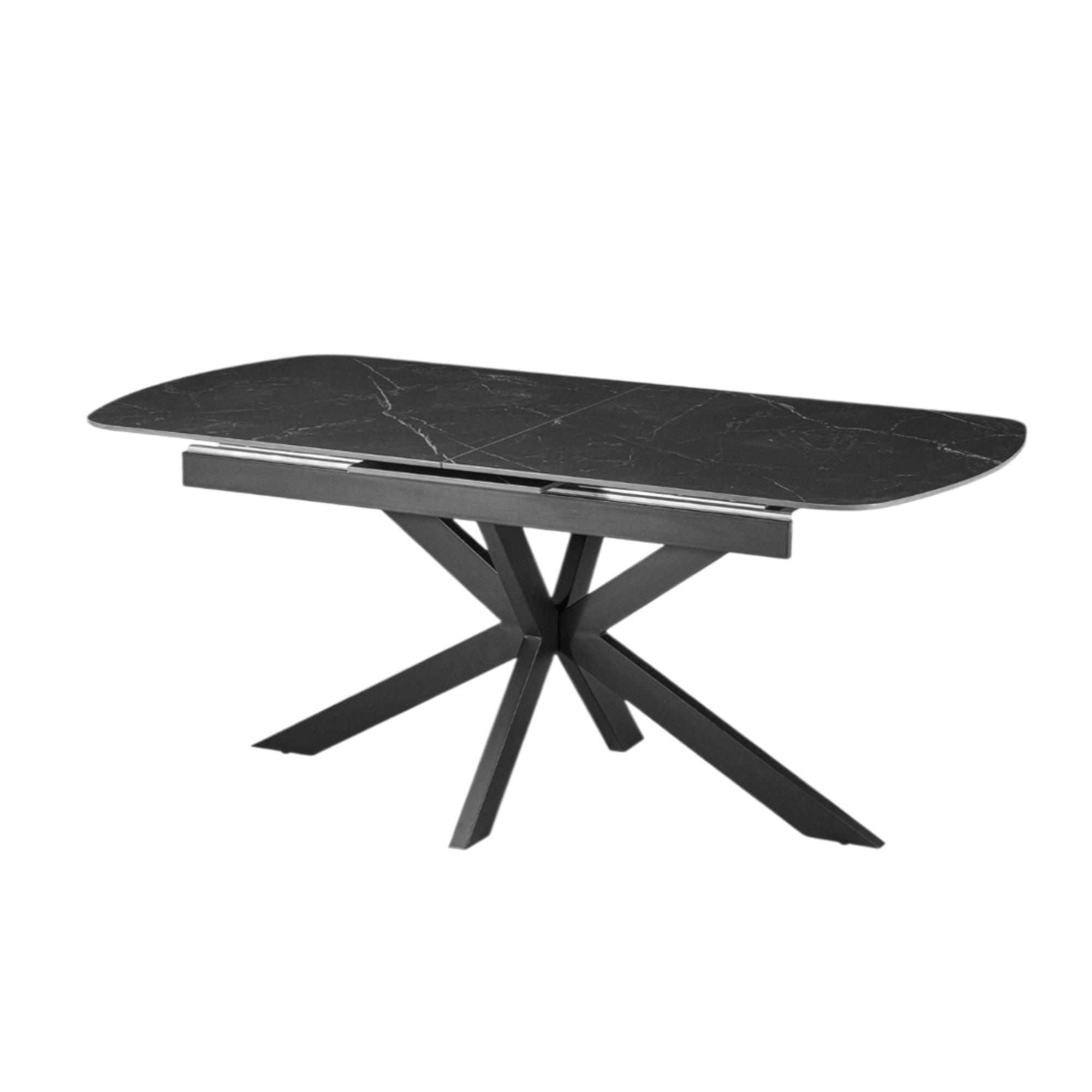 Table extensible Hestia 180-220 cm Ovale Danoise Pierre Noir – Image 2