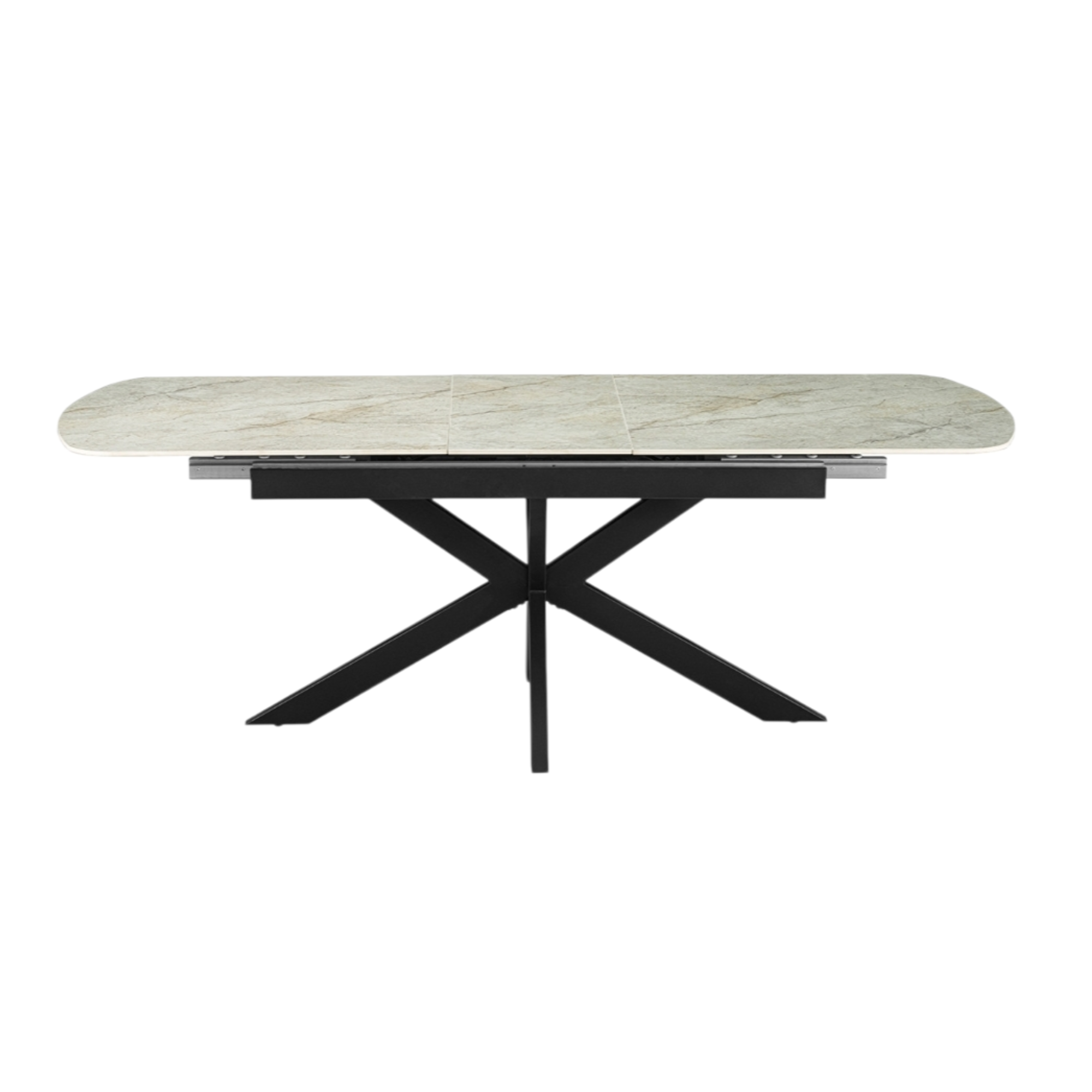 Table extensible Hestia 180-220 cm Ovale Danoise Brillant Beige – Image 4