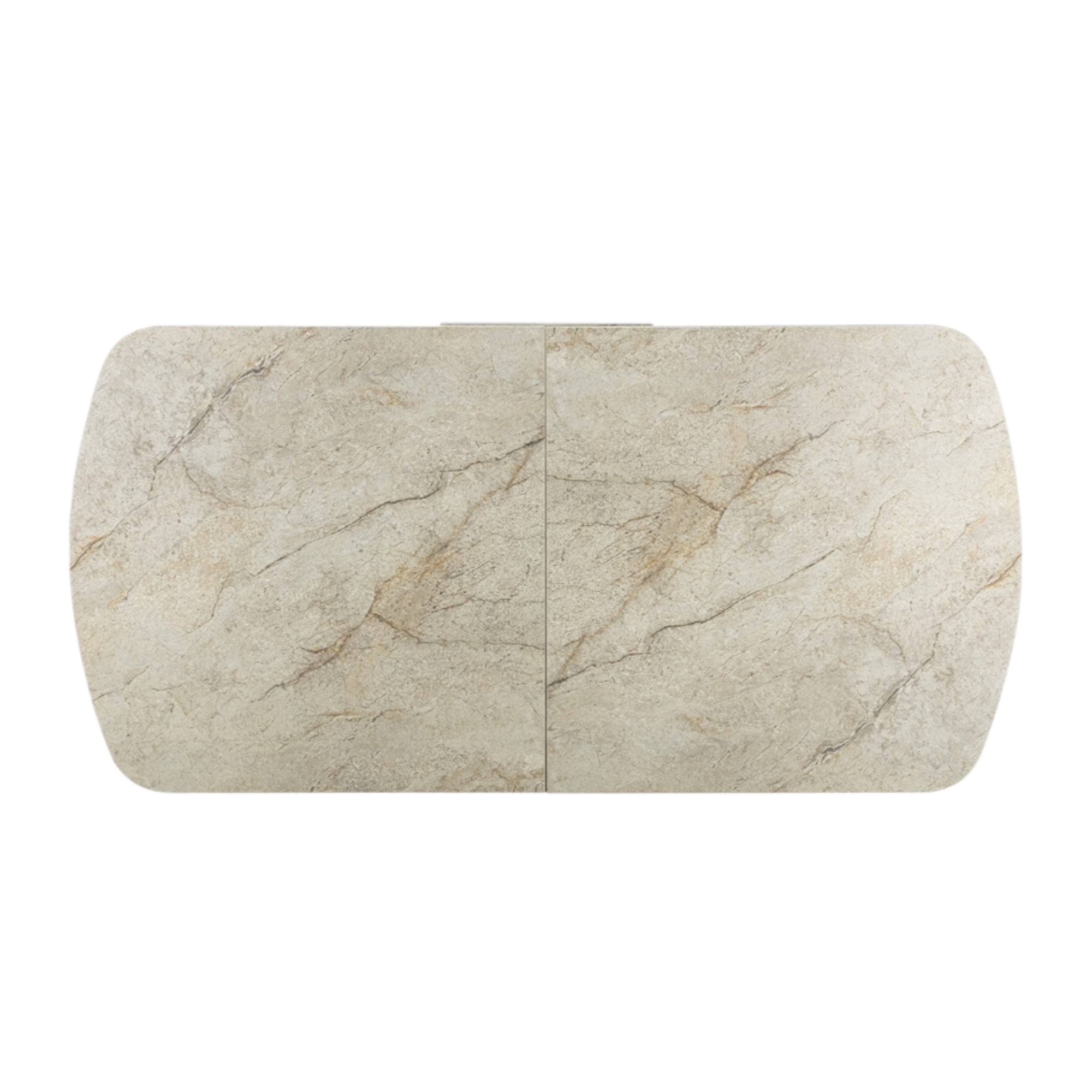 Table extensible Hestia 180-220 cm Ovale Danoise Brillant Beige – Image 5