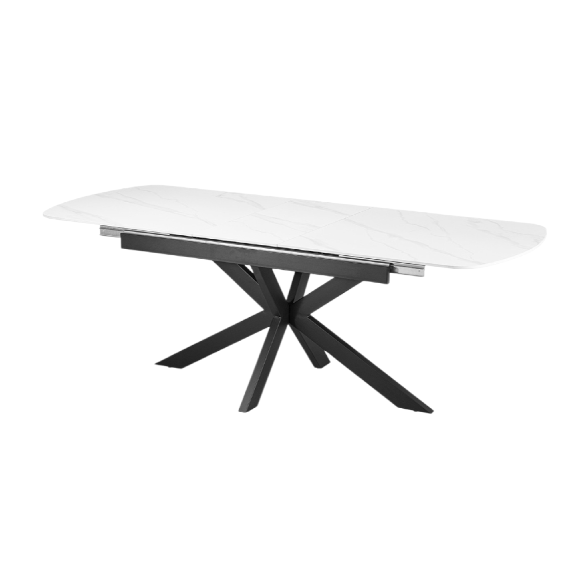 Table extensible Hestia 180-220 cm Ovale Danoise Pierre Blanc