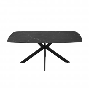 Table Apollo 180 cm Ovale Danoise Pierre Noir