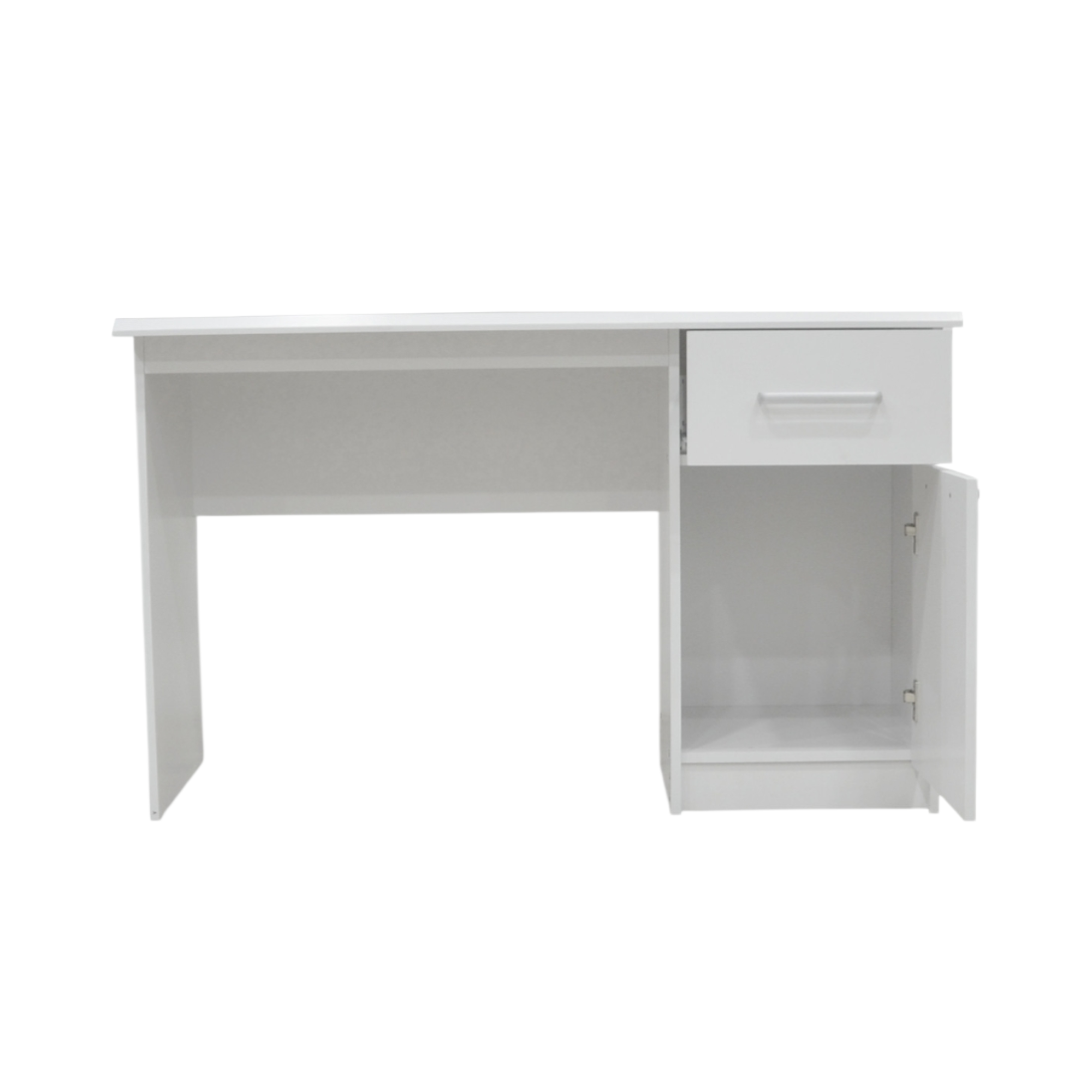 Bureau Milou 1 tiroir 1 porte Blanc – Image 3