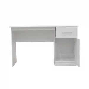Bureau Milou 1 tiroir 1 porte Blanc