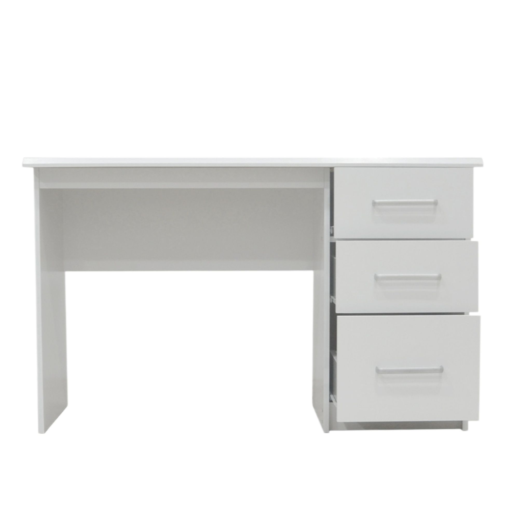Bureau Mateo 3 tiroirs Blanc – Image 3