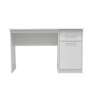 Bureau Milou 1 tiroir 1 porte Blanc