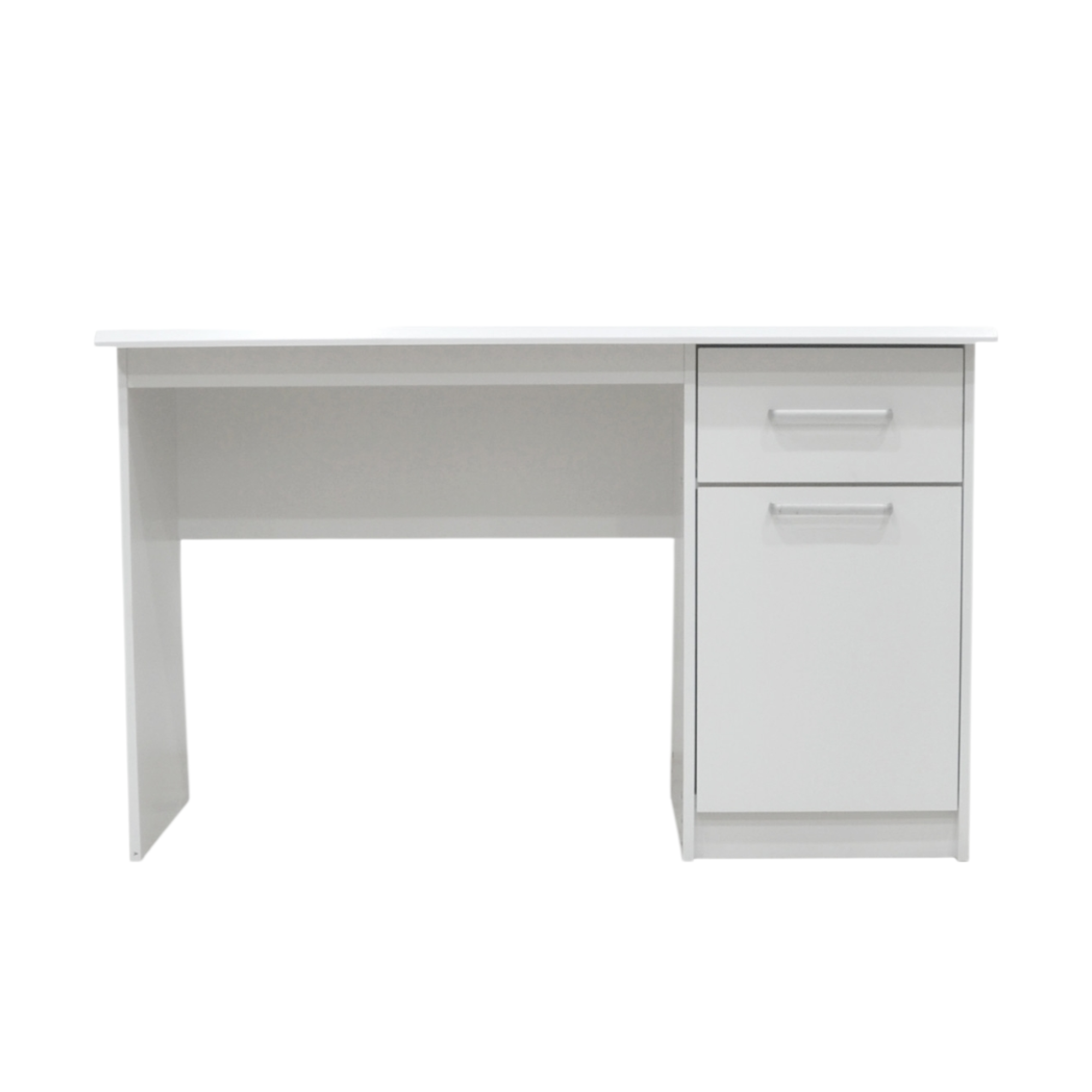 Bureau Milou 1 tiroir 1 porte Blanc