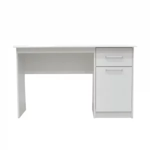 Bureau Milou 1 tiroir 1 porte Blanc