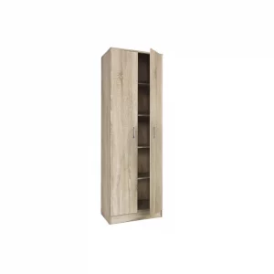 Armoire 60 Ray Sonoma 2 portes et 4 étagères