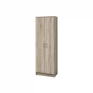 Armoire 60 Ray Sonoma 2 portes et 4 étagères