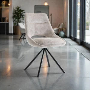 Chaise Dante Tissu Beige