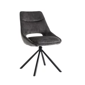 Chaise Dante Tissu Gris