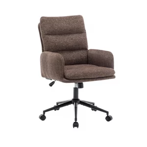 Chaise de bureau Aim&eacute; Tissu Fabb Raven 45 Brun