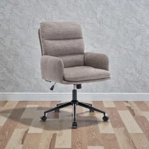 Chaise de bureau Aim&eacute; Tissu Fabb Raven 30 Sable