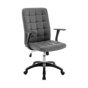 Chaise de bureau Luka Gris PU