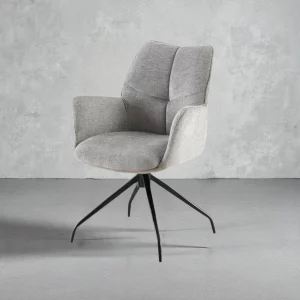 Chaise Lamor Pivotant Tissu Davis Perfect Harmony 85 Gris