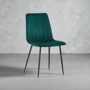 Chaise Willis Velours Vert