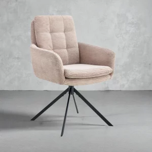 Chaise Luna Pivotant Corduroy Fabb Hyper 38 Sable