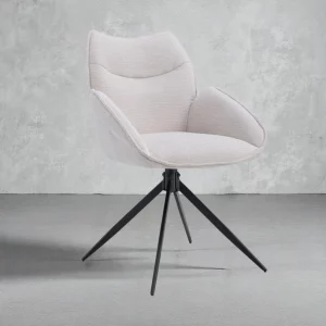 Chaise Mahi Pivotant  Tissu Ote Share 101 Beige