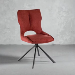 Chaise Mori Pivotant  Tissu Ote Share 230 Rouge