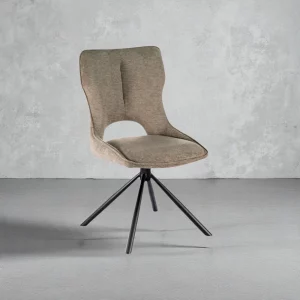 Chaise Mori Pivotant  Tissu Ote Share 400 Poivre