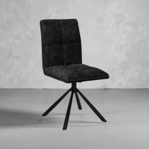 Chaise Jack Pivotant Tissu Gris fonc&eacute;