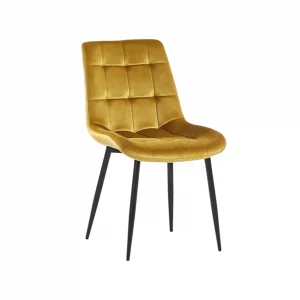 Chaise Juta Velours Or