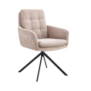 Chaise Luna Pivotant Corduroy Fabb Hyper 38 Sable