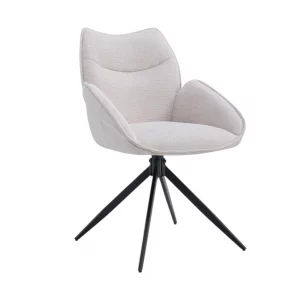 Chaise Mahi Pivotant  Tissu Ote Share 101 Beige