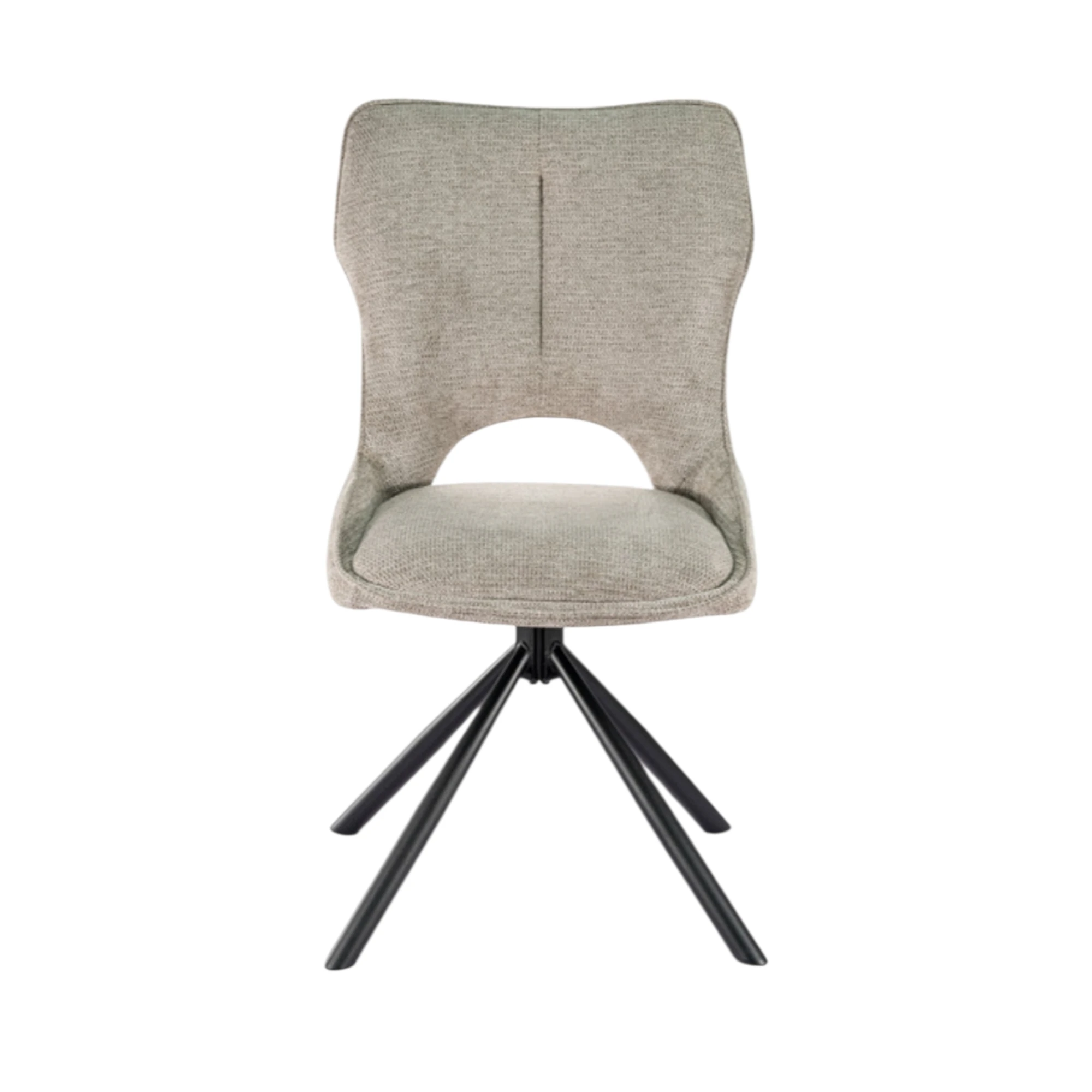 Chaise Mori Pivotant Tissu Ote Share 160 Gris clair – Image 3