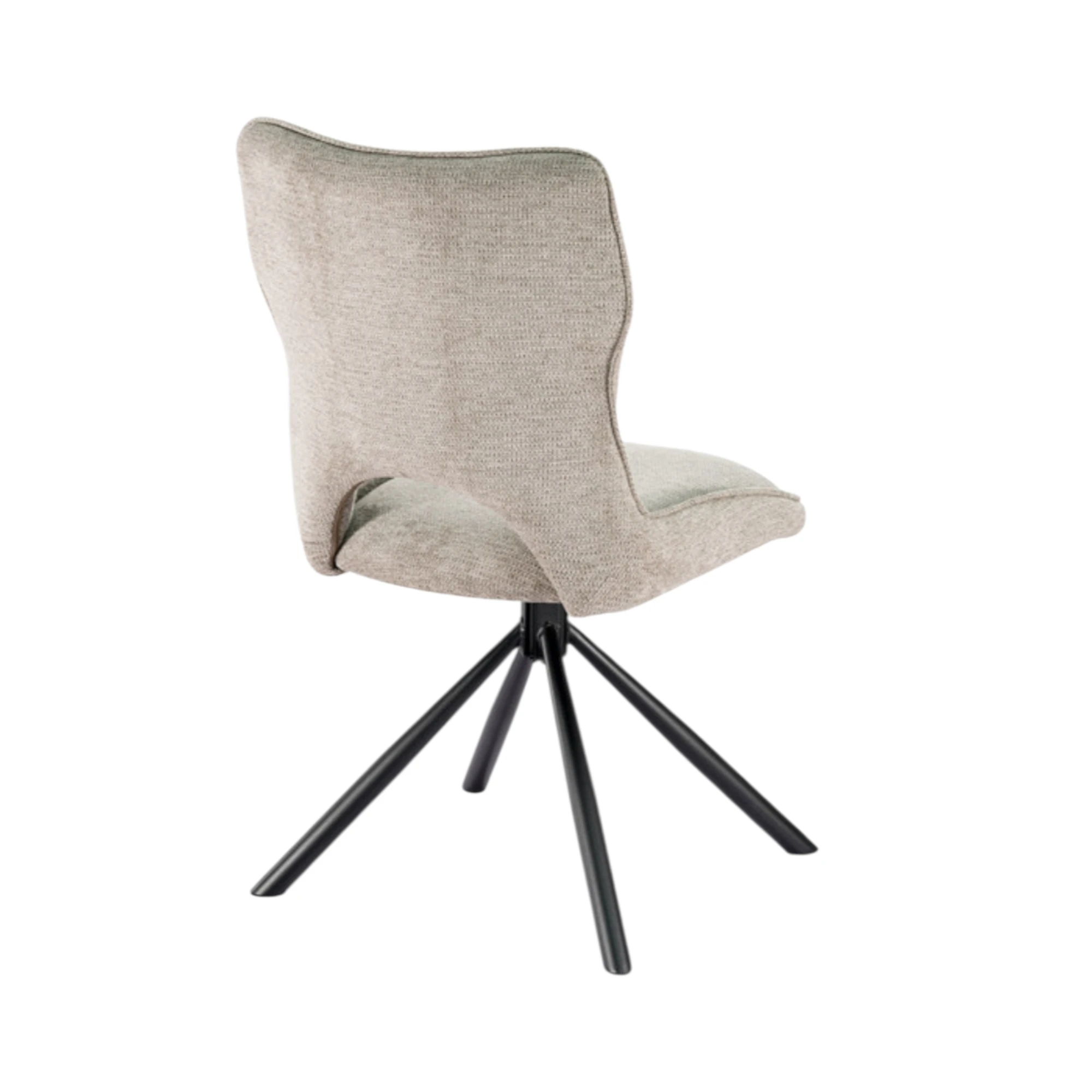 Chaise Mori Pivotant Tissu Ote Share 160 Gris clair – Image 5